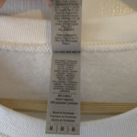 Taylor Swift The Eras Tour Sweatshirt Size Medium Womens Gilden Tag White - Picture 7 of 10